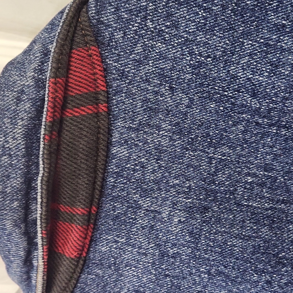 VTG. MEN's Levi's Blue Denim Jacket, Flannel Lined, Meduim - Picture 10 of 11